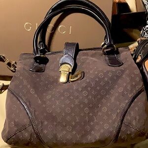 LV mini lin, brown MM